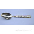 Newly design stainless steel dinner spoon with golden on handle